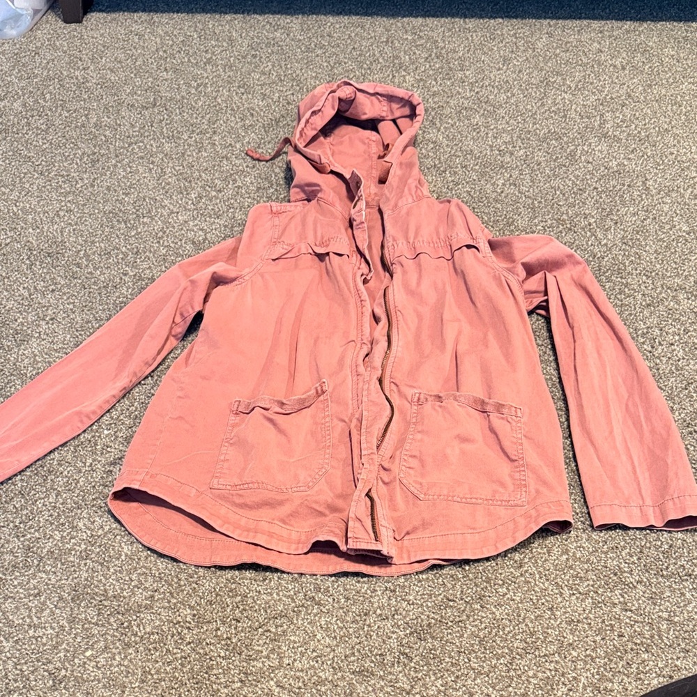 So Women's Dusty Pink Utility Jacket